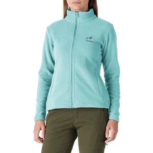 Genius Store Kadın Renkli Tam Fermuarlı Kalın Outdoor Polar Ceket Renkli-Tam