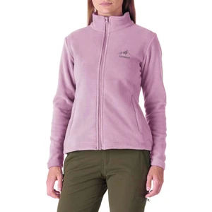 Genius Store Kadın Renkli Tam Fermuarlı Kalın Outdoor Polar Ceket Renkli-Tam