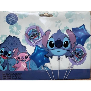 Stitch 5li Folyo Balon Seti