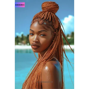 X-Pression Afrika Zenci Örgüsü ve Rasta İçin Sentetik Saç 165 GR BAKIR #30