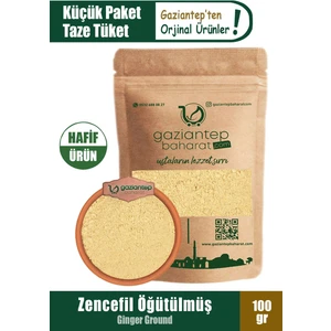 Gaziantep Baharat Zencefil 100  gr Öğütülmüş - Doğal ve Taze Baharat