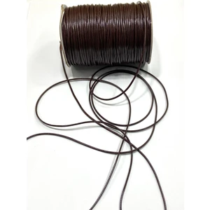 Karan Tuhafiye Deri İp / Bileklik İpi / Takı Tasarım İpi / 5 Metre / 1,5 mm /