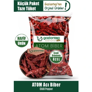 Gaziantep Baharat Atom Acı Biber – Kurutulmuş Mezelik Atom Biber 100  gr | Gaziantep Üretimi