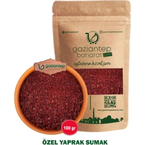 Gaziantep Baharat Sumak 100  gr - Gaziantep Üretimi Doğal ve Taze Baharat