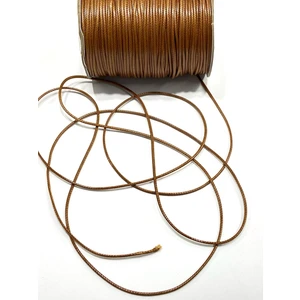 Deri İp / Bileklik İpi / Takı Tasarım İpi / 5 Metre / 2 mm /