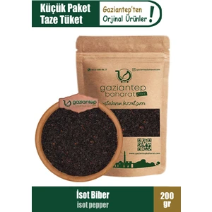 Gaziantep Baharat İsot Biber 200 gr - Gaziantep Yöresel Acı Biber, Doğal ve Taze