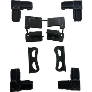 SİNEKLİK 17X25 Sabittak Çıkar Sineklik Seti Siyah 12 ADET VİDA 