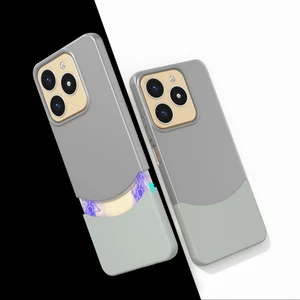 Nova Global Realme Note 60 Kılıf Mıknatıslı Nvg Duble Kapak - Gri