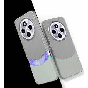 Nova Global Xiaomi Redmi 14C 4g Kılıf Mıknatıslı Nvg Duble Kapak - Gri