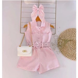 Kokoş Bebe Kemer, Bandana Hediyeli Tulum