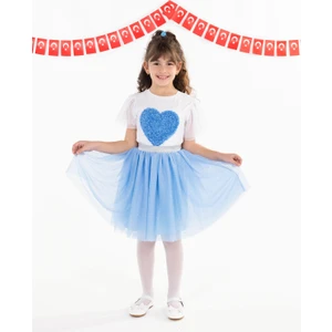 Civil Girls Kız Çocuk Tütü Etek 4-9 Yaş Mavi