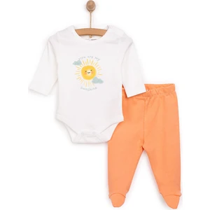 Hellobaby Güneş Baskılı Yenidoğan Kız Body-Patikli Alt Kız Bebek