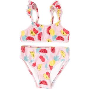 Hellobaby Meyveler Baskılı Kız Bikini Takımı Kız Bebek