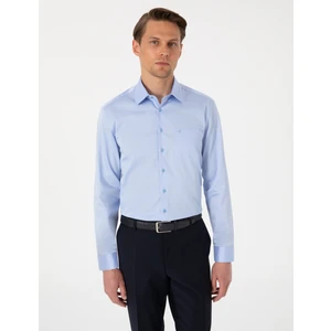 Pierre Cardin Erkek Koyu Mavi Regular Fit Uzun Kollu Basic Gömlek 50302972-VR032