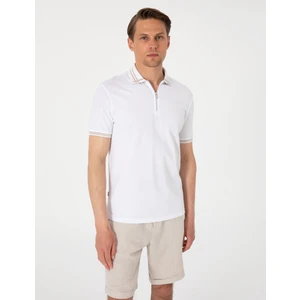 Pierre Cardin Erkek Beyaz Slim Fit Tişört 50302607-VR013