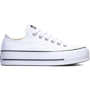Chuck Taylor All Star Canvas Platform Kadın Beyaz Günlük Stil Ayakkabı 560251C