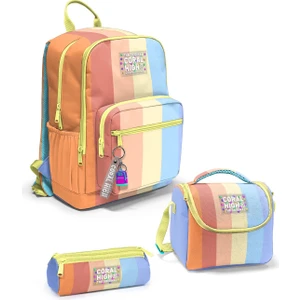 Coral High Renkli Çizgili 3’lü Okul Çanta Seti SET0123680