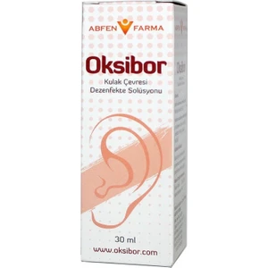 Abfen Farma Oksibor Kulak Çevresi Dezenfekte Solüsyonu 30 ml