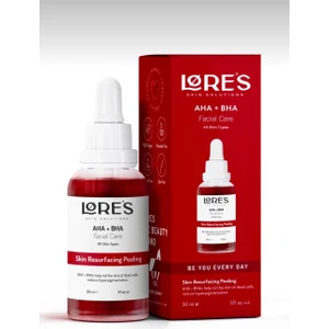 Lores Beauty Canlandırıcı & Kırmızı Peeling Serum (AHA10% Bha2%)