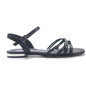 Nine West Mabera 5fx Siyah Kadın Düz Sandalet