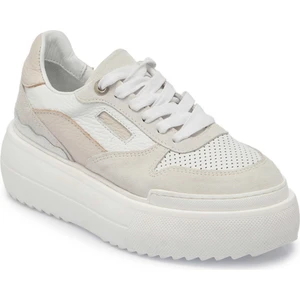 Beyaz Hakiki Deri Kadın Sneaker - K24I1AY67134-A26