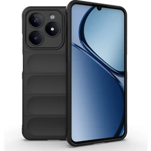 M.TK Moveteck Realme C61 Kılıf Kamera Korumalı Kabartmalı Yumuşak Renkli Silikon Kapak Mat Hisli Kadife Süet