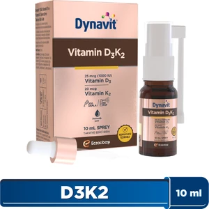 Dynavıt Vitamin D3 & K2 10 mL Sprey - D3 Vitamini, K2 Vitamini