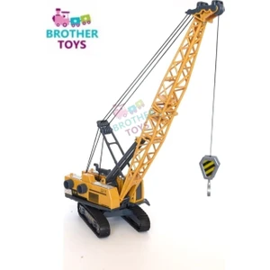 Brother Toys Vinç Oyuncak İş Makinesi İpli Sarılır Makaralı Paletli Kurtarıcı Metal Uçlu