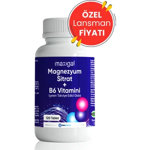 Magnezyum Sitrat ve B6 Vitamini Takviye Edici Gıda