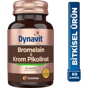 Bromelain & Krom Pikolinat 60 Bitkisel Kapsül - Bromelain, Krom Pikolinat