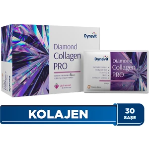Dynavıt Diamond Collagen PRO 30 Saşe - Hidrolize Peptit Tip 1 Balık Kolajeni, Hyaluronik Asit, Biotin
