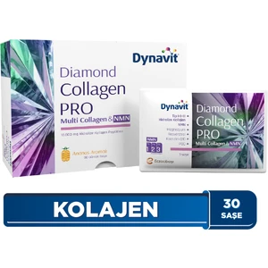 Diamond Collagen PRO Multi Collagen 30 Saşe - Hidrolize Peptit Tip 1-2-3 Kolajen, Resveratrol