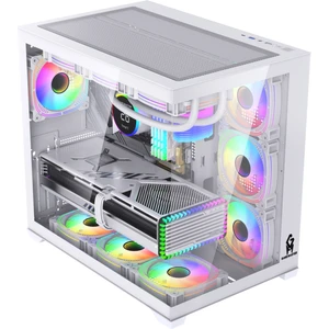 GM Game Master F-7 Lite Atx Tuştan Değişen Rgb Akvaryum Beyaz Gaming Kasa