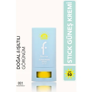 Güneş Koruyucu Stick SPF50 Normal Ciltler İçin Hafif Krem Formüllü Geniş Spektrum 20 ml