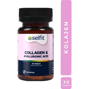 Collagen & Hyaluronic Acid 30 Tablet - Tip 1 Balık Kolajeni, Hyaluronik Asit, Hidrolize Elastin