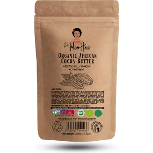 Dr. Mom Hand Organik Kakao Butter(Yağı) 250GR, Ham, Rafine Edilmemiş