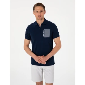 Pierre Cardin Erkek Lacivert Slim Fit Polo Yaka Tişört 50307929-VR033