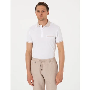 Pierre Cardin Erkek Beyaz Slim Fit Tişört 50307562-VR013