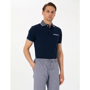 Pierre Cardin Erkek Lacivert Slim Fit Tişört 50307562-VR033