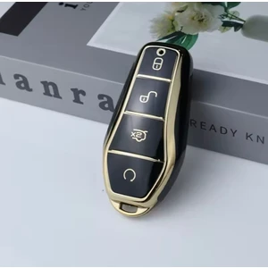 Byd Han Siyah-Gold Anahtar Kılıfı