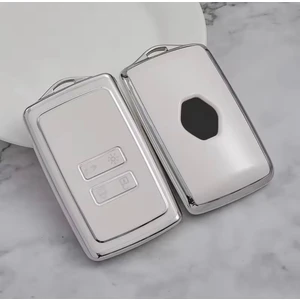 Renault Austral Anahtar Kılıfı Beyaz-Silver