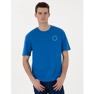 Pierre Cardin Erkek İndigo Comfort Fit Bisiklet Yaka Tişört 50310076-VR028