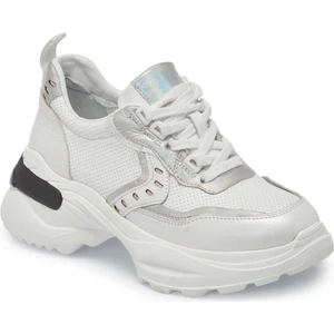 Beyaz Hakiki Deri Kadın Sneaker - K24I1AY67312-A26