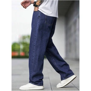 Erkek Casual Baggy Denim Jean Kot Pantolon