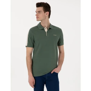 Pierre Cardin Erkek Haki Slim Fit Tişört 50310147-VR027