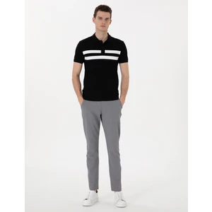 Pierre Cardin Erkek Gri Slim Fit Gofre Kanvas Pantolon 50308099-VR024