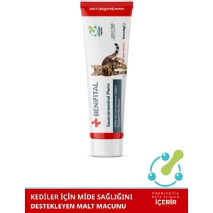 Gastrointestinal Paste 100 gr Kediler Için Mide ve  Destekleyici Premium Malt Paste Macun