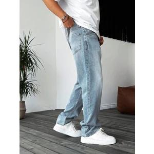 Casual Erkek Baggy Denim Kot Pantolon
