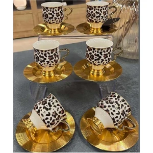 Koh-07325 Ortigia 6'Lı Kahve Fincan Takımı