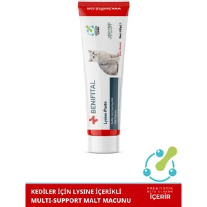 Lysine Paste Kediler Için Şeker Ilavesiz Premium Malt Paste 100 Gr.